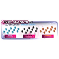 HUDY ALU NUT M3 - BLUE 10 - HD296530-B