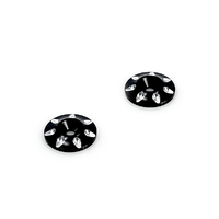 MUCH MORE Aluminium Wing Washer Ver.2 Black (2pcs) - MR-MX-WWK2