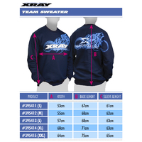 XRAY TEAM SWEATER - BLUE (XL) - XY395414