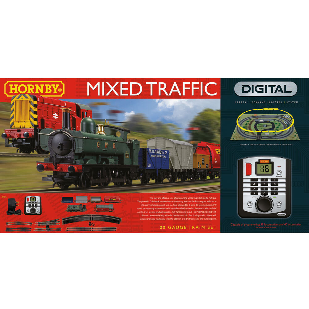 mixed freight digital train set