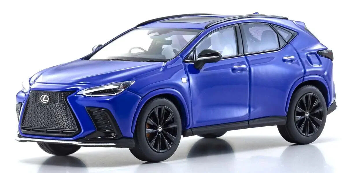 Lexus NX 350h F Sport Heat Blue Contrast Layering (Diecast Car