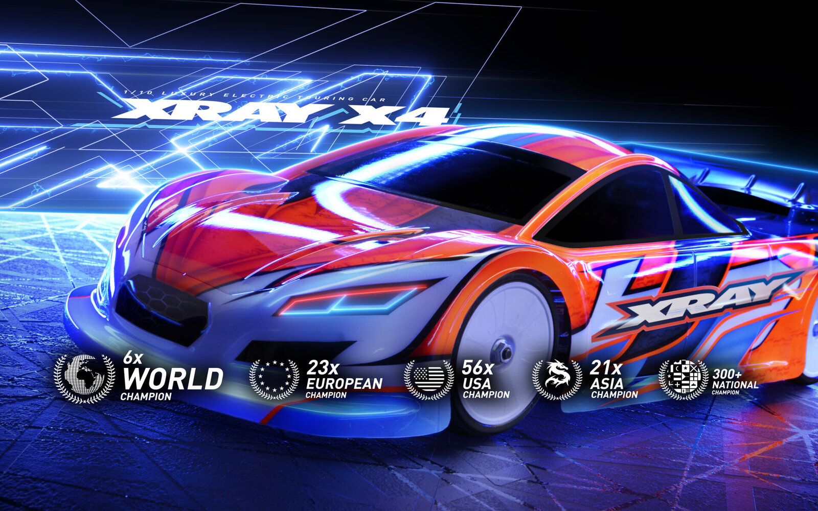 XRAY X4 2024 GRAPHITE EDITION 1/10 LUXURY ELECTRIC TC XY300038