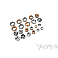 TWORKS Precision Ball Bearing Set  ( For Xray XB4'22-D ) 22pcs.
