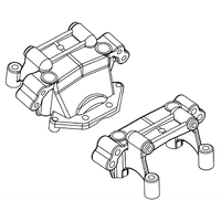 BSD UPPER SUSP. ARM MOUNT-FR/RR - BS903-011