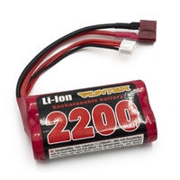 FUNTEK STX Deans Plug Lion Battery 7.4v 2200mah 15c - FTK-22001