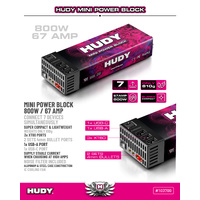 New HUDY Mini Power Supply Block 800W / 67 AMP