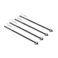 HUDY CARBON TIRE STICK 1/10 ON-ROAD & OFF-ROAD WHEELS WITH 5MM MOUNTING HOLE (4)