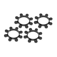 HUDY 1/10 OFF-ROAD TIRE MOUNTING BAND - OCTOPUS - BLACK (4)