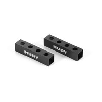 HUDY CHASSIS DROOP GAUGE SUPPORT BLOCKS 20 MM FOR 1/8 - LW 2 - HD107701