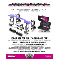 Hudyset-Up Station & Set-Up Tools + Carrying Bag For 1/10 Off-Road Cars - CUSTOM NAME