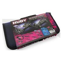 Hudy Set-Up Station & Set-Up Tools + Carrying Bag For 1/10 Formula Cars - CUSTOM NAME