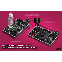 HUDY ALU TRAY FOR ACCESSORIES & PIT LED - HD109880