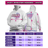 HUDY SWEATER HOODED - WHITE X - HD285500XL