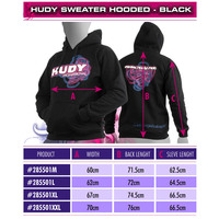 HUDY SWEATER HOODED - BLACK X - HD285501XL