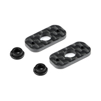 HUDY CARBON REAR WING MOUNT - 1/10 ELECTRIC (2)