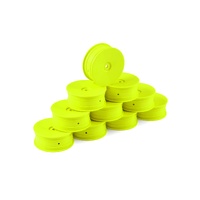 HUDY 1/10 OFF-ROAD WHEEL - 2WD  FRONT  YELLOW (10)
