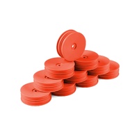HUDY 1/10 OFF-ROAD WHEEL - 2WD  FRONT  NARROW  ORANGE (10)