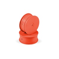 HUDY 1/10 OFF-ROAD WHEEL - 4WD  FRONT  ORANGE (2)
