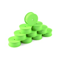 HUDY 1/10 OFF-ROAD WHEEL - 4WD  FRONT  GREEN (10)
