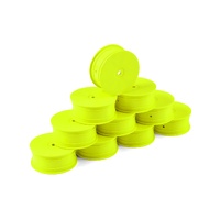 HUDY 1/10 OFF-ROAD WHEEL - 4WD  FRONT  YELLOW (10)