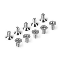 HUDY TITANIUM FLAT HEAD SCREW M3X8 (10)