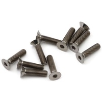 HUDY TITANIUM FLAT HEAD SCREW M3X12 (10)