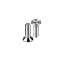 HUDY TITANIUM FLAT HEAD SCREW M3x14 (4)