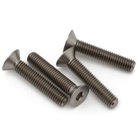HUDY TITANIUM FLAT HEAD SCREW M3X16 (4)