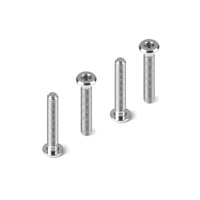 Hudy Titanium Super-Low Head Screw Centering Dia M3X18 (4)