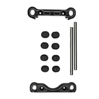 HOBBYTECH Optional 7075 CNC front susp. arm holder complety set - HT-STRS-132
