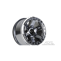 PROLINE DESPERADO 2.8 BLK CHR FR/RR WHEELS 2PCS - PR2729-11