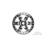 PROLINE DESPERADO 3.8 TRAXXAS BEAD CHROME ZERO OFFSET WHEEL 2PC - PR2732-01