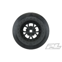 POMONA DRAG SPEC 2.2"/3.0" BLACK REAR WHEELS (2) FOR SLASH - PR2776-03