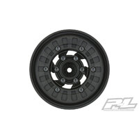 PROLINE Vice CrushLock 2.6" Black/Black Bead-Loc 6x30 Removable Hex Front or Rear Wheels (2) for 2.6" Mud Tires - PR2789-03