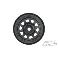 PROLINE Keystone 1.55" Black Plastic Internal Bead-Loc 12mm Wheels for Rock Crawlers Front or Rear - Pr2797-03