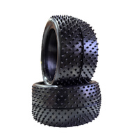 RAW SPEED RUG BURN 1/10 BUGGY CARPET REAR TIRE - SOFT NO INSERT - RS100306S