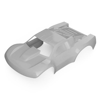 RAW SPEED INTERCEPTOR 1/10 CLEAR BODY SUIT SCT - RS782113-ST