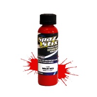 SPAZSTIX SOLID RED AIRBRUSH PAINT 2OZ - SZX12300