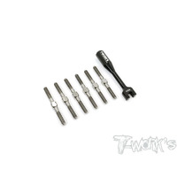 TWORKS 64 Titanium Turnbuckle Set  ( For SWORKS S12-2) - TB-205