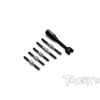 TWORKS 65 Titanium Turnbuckle Set ( For Xray X4 )