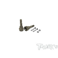 TWORKS 7075-T6 Hard Coated Alum. Drive Axle ( For Xray X4) 2pcs. 