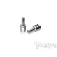 TWORKS Titanium Gear Diff BB Driveshaft Adapters ( For XRAY X4 '23) - TP-180-X4-23