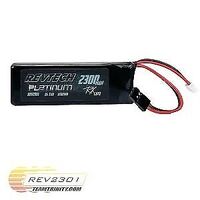 TRINITY 2s 7.6v 2300mah Hv LiPo Platinum Receiver Battery - TRI-REV2301