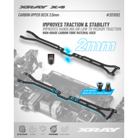 Xray X4'26 Graphite Upper Deck 2.0Mm