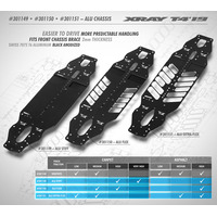XRAY T4'19 ALU CHASSIS 2.0MM - SWISS 7075 T6 - XY301149