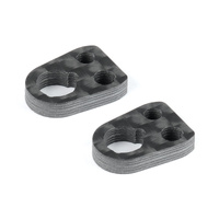 XRAY X4 CARBON PLATE SUSPENSION ARM UPSTOP (2)