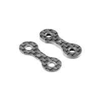 Xray X4 Front Roll-Center Carbon Spacer 1+2Mm (1+1)