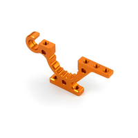 XRAY T4'19 ALU LOWER ADJUSTMENT BULKHEAD - FRONT L / REAR R - ORANG - EXY302763-O
