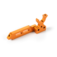 XRAY T4-18 ALU MOTOR MOUNT - ORANGE - XY303002-O