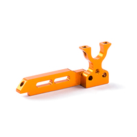 T4-17 ALU MOTOR MOUNT - ORANGE - XY303067-O